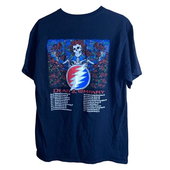 Dead Company Mens Tee Shirt Size XL Black 2017 Summer US Tour Pure Cotton - Picture 7 of 7